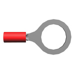 TE Connectivity, PIDG Insulated Ring Terminal, M12 (1/2) Stud Size, 0.26mm² to 1.65mm² Wire Size, Red