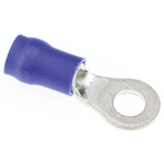 JST, R Insulated Ring Terminal, 4mm Stud Size, 1mm² to 2.6mm² Wire Size, Blue