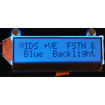 Intelligent Display Solutions CI064-4001-26 CI064-4001-xx Alphanumeric LCD Display, Blue on, 2 Rows by 16 Characters,