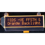 Intelligent Display Solutions CI064-4001-42 CI064-4001-xx Alphanumeric LCD Display, Orange on Black, 2 Rows by 16