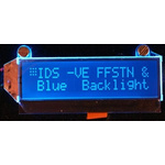 Intelligent Display Solutions CI064-4001-41 CI064-4001-xx Alphanumeric LCD Display, Blue on Black, 2 Rows by 16