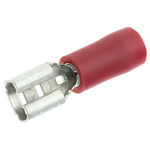 RS PRO Red Insulated Female Spade Connector, Receptacle, 4.8 x 0.5mm Tab Size, 0.5mm² to 1.5mm²