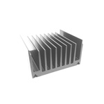Heatsink, Universal Rectangular Alu, 0.5K/W, 250 x 119 x 63mm