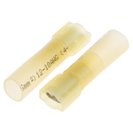 RS PRO Yellow Insulated Female Spade Connector, Receptacle, 6.35 x 0.8mm Tab Size, 4mm² to 6mm²