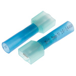 RS PRO Blue Insulated Male Spade Connector, Tab, 6.35 x 0.8mm Tab Size, 1.5mm² to 2.5mm²