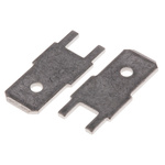 RS PRO Uninsulated Male Spade Connector, PCB Tab, 6.35 x 0.8mm Tab Size