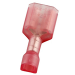 RS PRO Red Insulated Female Spade Connector, Receptacle, 0.8 x 6.35mm Tab Size, 0.5mm² to 0.75mm²