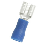 RS PRO Blue Insulated Female Spade Connector, Receptacle, 0.5 x 5.2mm Tab Size, 1.5mm² to 2.5mm²
