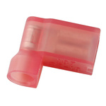 RS PRO Red Insulated Female Spade Connector, Flag Terminal, 0.8 x 4.75mm Tab Size, 0.5mm² to 0.75mm²