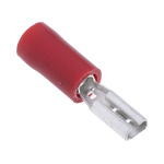 RS PRO Red Insulated Female Spade Connector, Receptacle, 2.8 x 0.5mm Tab Size, 0.5mm² to 1.5mm²