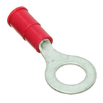 Molex, 19054 Insulated Crimp Ring Terminal, M6 (1/4) Stud Size
