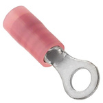 Molex, 19073 Insulated Crimp Ring Terminal, 5-6 (M3-3.5) Stud Size