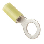 Molex, 19073 Insulated Crimp Ring Terminal, 5/16 (M8) Stud Size