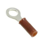 TE Connectivity, STRATO-THERM Insulated Ring Terminal, M4 / 