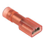 RS PRO Red Insulated Female Spade Connector, Receptacle, 4.75 x 0.8mm Tab Size, 0.5mm² to 1.5mm²