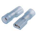 RS PRO Blue Insulated Female Spade Connector, Receptacle, 4.75 x 0.5mm Tab Size, 1.5mm² to 2.5mm²