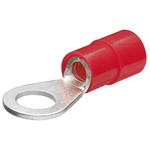 Knipex Nylon Ring Terminal, M4 Stud Size, Red