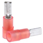 RS PRO Red Insulated Female Spade Connector, Receptacle, 2.8 x 0.5mm Tab Size, 0.5mm² to 1.5mm²