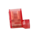 RS PRO Red Insulated Female Spade Connector, Flag Terminal, 6.35 x 0.8mm Tab Size, 0.5mm² to 0.75mm²