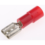 RS PRO Red Insulated Female Spade Connector, Receptacle, 4.75 x 0.5mm Tab Size, 0.5mm² to 1.5mm²