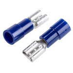 RS PRO Blue Insulated Female Spade Connector, Receptacle, 4.75 x 0.8mm Tab Size, 1.5mm² to 2.5mm²