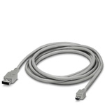 Phoenix Contact 2986135 USB Cable, For Use With PSR Downtime/Speed Monitors