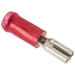 TE Connectivity PIDG FASTON .250 Red Insulated Female Spade Connector, Receptacle, 2.79 x 0.51mm Tab Size, 0.3mm² to