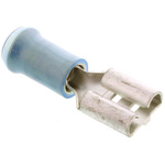TE Connectivity PIDG FASTON .250 Insulated Female Spade Connector, Receptacle, 6.35 x 0.81mm Tab Size, 1mm² to 2.5mm²