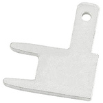 RS PRO Uninsulated Male Spade Connector, PCB Tab, 2.8 x 0.8mm Tab Size