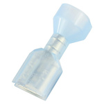 RS PRO Blue Insulated Female Spade Connector, Receptacle, 0.8 x 6.35mm Tab Size, 1.5mm² to 2.5mm²