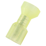 RS PRO Yellow Insulated Female Spade Connector, Receptacle, 0.8 x 6.35mm Tab Size, 4mm² to 6mm²