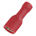 RS PRO Red Insulated Female Spade Connector, Receptacle, 0.5 x 4.75mm Tab Size, 0.5mm² to 1.5mm²