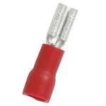 RS PRO Red Insulated Female Spade Connector, Receptacle, 0.5 x 2.8mm Tab Size, 0.5mm² to 1.5mm²