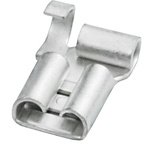 RS PRO Female Spade Connector, Flag Terminal, 0.8 x 6.35mm Tab Size, 1.5mm² to 2.5mm²