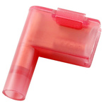 RS PRO Red Insulated Female Spade Connector, Flag Terminal, 6.35 x 0.8mm Tab Size, 0.5mm² to 0.75mm²