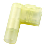 RS PRO Yellow Insulated Female Spade Connector, Flag Terminal, 6.35 x 0.8mm Tab Size, 4mm² to 6mm²