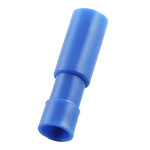 RS PRO Blue Insulated Female Spade Connector, Receptacle, 0.4 x 3.9mm Tab Size, 1.5mm² to 2.5mm²