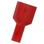 RS PRO Red Insulated Male Spade Connector, Tab, 0.8 x 6.35mm Tab Size, 0.5mm² to 1.5mm²