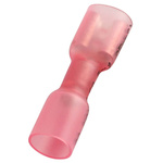 RS PRO Pink Insulated Female Spade Connector, Receptacle, 0.8 x 6.35mm Tab Size