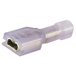 RS PRO Violet Insulated Female Spade Connector, Receptacle, 0.5 x 2.8mm Tab Size