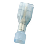RS PRO Blue Insulated Female Spade Connector, Receptacle, 0.5 x 4.75mm Tab Size