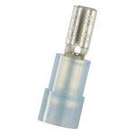 RS PRO Blue Insulated Female Spade Connector, Receptacle, 0.5 x 2.8mm Tab Size