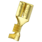 RS PRO Uninsulated Female Spade Connector, Receptacle, 6.35 x 0.8mm Tab Size