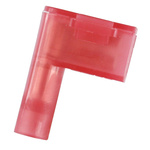 RS PRO Pink Insulated Female Spade Connector, Flag Terminal, 0.5 x 4.75mm Tab Size