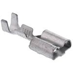 TE Connectivity FASTIN-FASTON .250 Uninsulated Female Spade Connector, Receptacle, 6.35 x 0.81mm Tab Size, 0.3mm² to