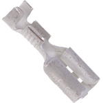 TE Connectivity FASTIN-FASTON .250 Uninsulated Female Spade Connector, Receptacle, 6.35 x 0.81mm Tab Size, 0.8mm² to