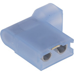 TE Connectivity Ultra-Fast .250 Blue Insulated Female Spade Connector, Flag Terminal, 6.35 x 0.81mm Tab Size, 1.3mm² to