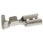 TE Connectivity FASTON .187 Uninsulated Female Spade Connector, Receptacle, 4.75 x 0.51mm Tab Size, 0.5mm² to 1.3mm²
