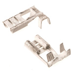 TE Connectivity FASTON .250 Uninsulated Female Spade Connector, Flag Terminal, 6.35 x 0.81mm Tab Size, 1mm² to 2.5mm²