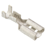 TE Connectivity FASTON .187 Uninsulated Female Spade Connector, Receptacle, 4.75 x 0.81mm Tab Size, 0.5mm² to 1.5mm²